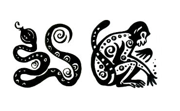 Обезьяна и змея совместимость в любви. Совместимость змея и телец. Змея восточный гороскоп. По гороскопу змея и обезьяна. Дракон и обезьянка.